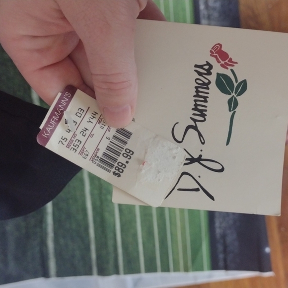 D.j. summer vintage black off white blazer size 16 - Picture 5 of 6